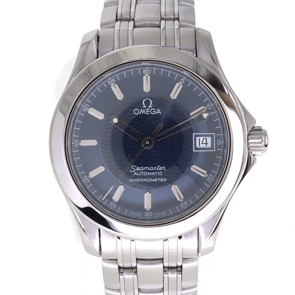 オメガ Omega 2501.81 シーマスタークロノメーター120 腕時計 メンズ 自動巻き ブルー文字盤【中古】|質屋かんてい局 店