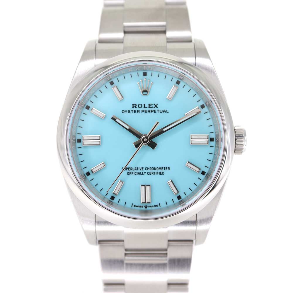 ロレックス Rolex 126000 オイスターパーペチュアル36 ターコイズブルー 腕時計 メンズ 自動巻き【中古】