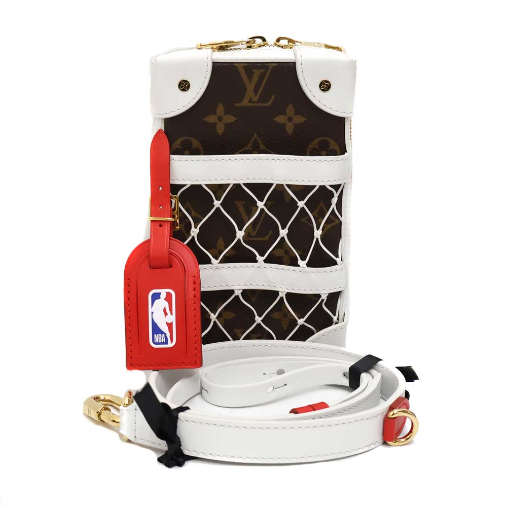 ルイヴィトン Louis vuitton M80102 LVxNBA ソフトトランク・フォーンボックス ショルダーバッグ メンズ PVC/レザー【中古】