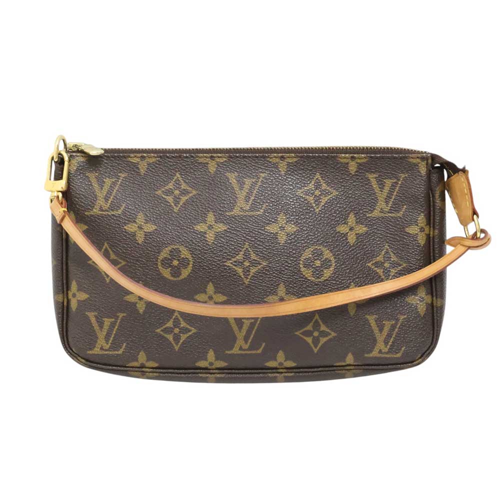 ルイヴィトン Louis vuitton M51980 ポシェット・アクセソワール 赤銅色 レディース PVC/なめし革【中古】