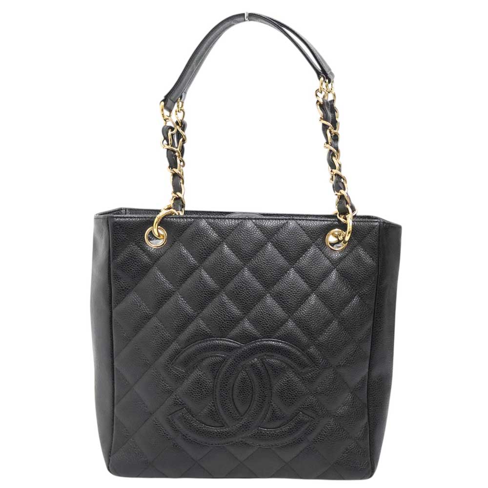 シャネル Chanel A20994 PSTトートバッグ 黒いこと なめし革 レディース【中古】