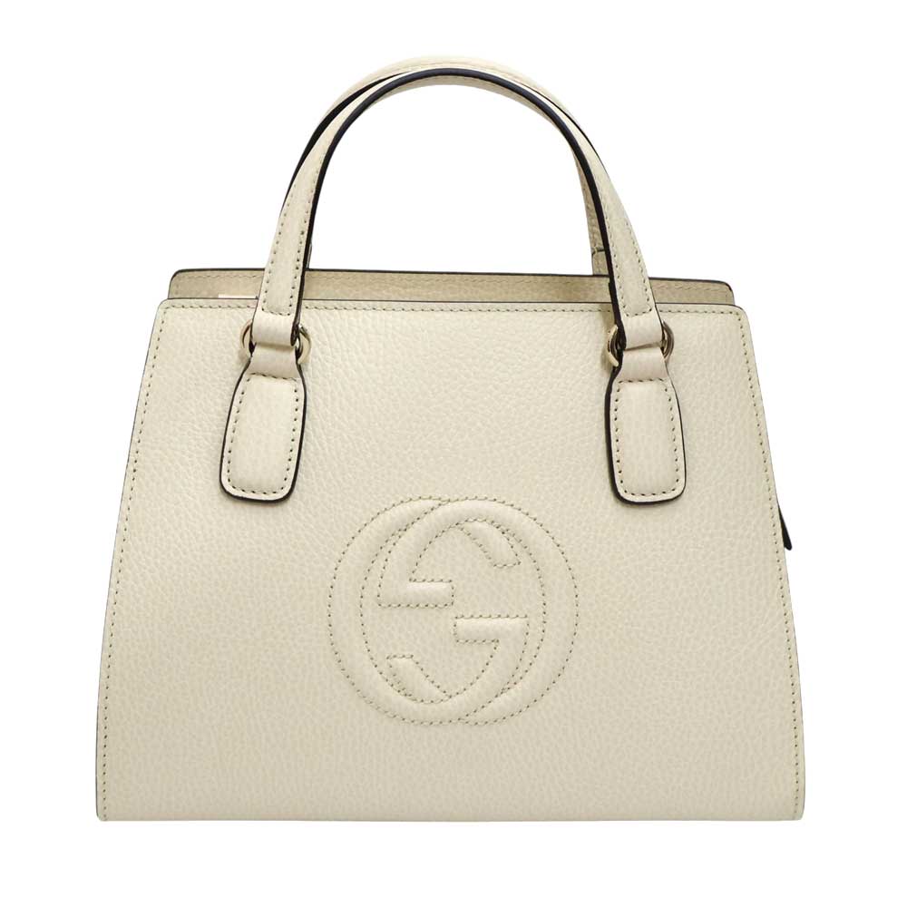グッチ Gucci 607722 ソーホー 2WAY御徒面子 白いこと系 なめし革 レディース【中古】