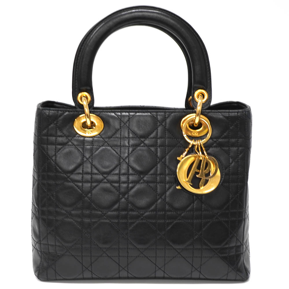 ◆Sランク◆VINTAGE【DIOR】レディ*カナージュ*マイクロ*バッグ DIOR | Lady Dior マイクロバッグ カナージュ ラムスキン