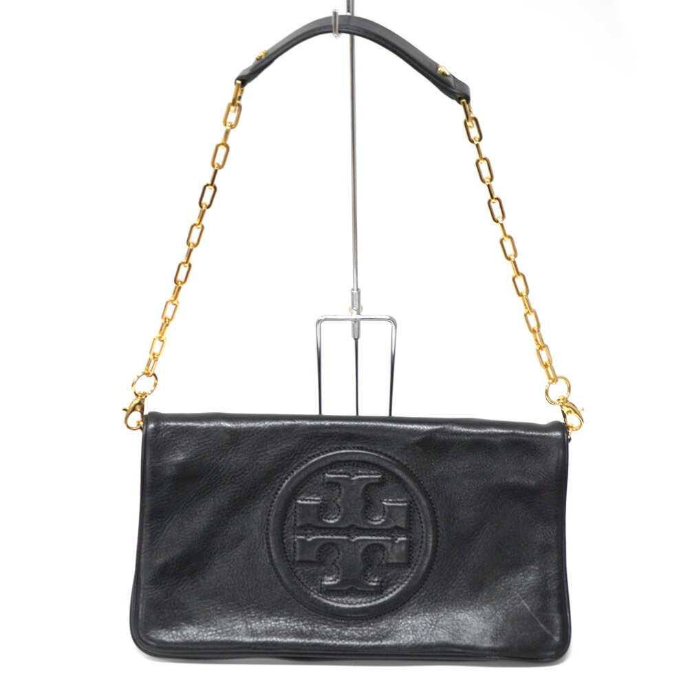 【美品】TORY BURCH トリーバーチ2WAYバッグショルダー・クラッチ 美品 トリーバーチ 2way レザー ショルダー クラッチバッグ 鞄