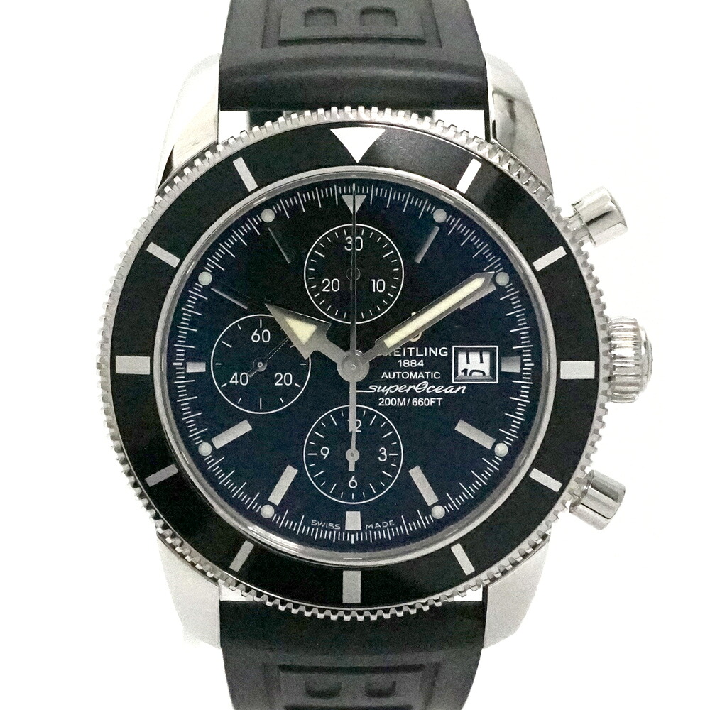 ブライトリング Breitling A13320 スーパーオーシャンヘリテージ ステンレス ラバー自動巻き メンズ 腕時計 【中古】