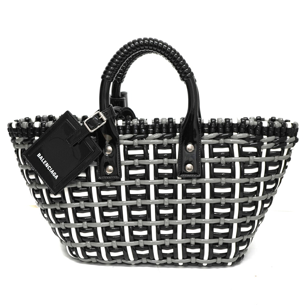 バレンシアガ Balenciaga 671342 ねじ釘トロXS 黒いこと トートバッグ 【中古】 バッグ-トートバッグ-レディースバッグ