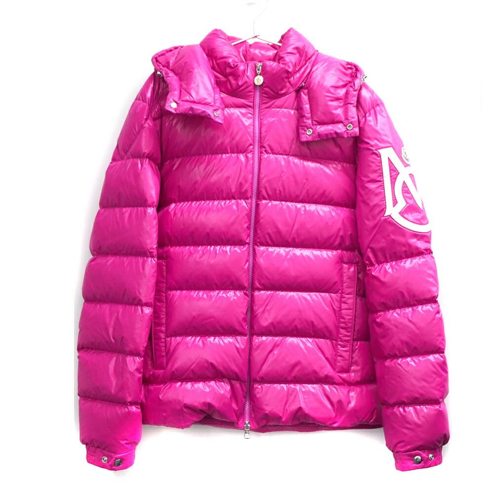 モンク軌跡 Moncler I20911A00007 SAULX GIUBBOTTO 落ち込む上衣 サクラ色 【中古】