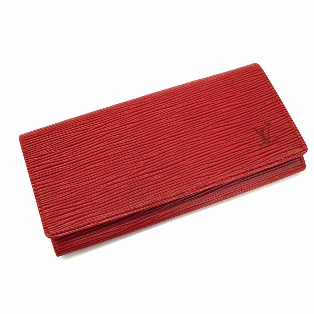 ルイヴィトン Louisvuitton M63537 ポルトエン3カルトクレディ 紙入れ 長紙入れ 【中古】