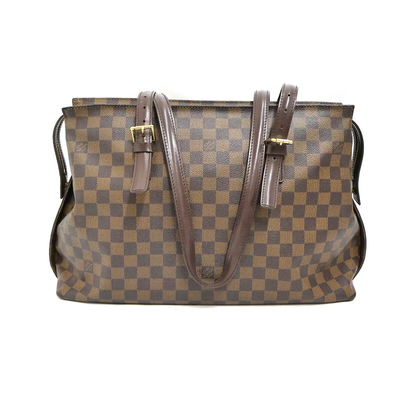 ルイヴィトン Louis vuitton N51119 チェルシー トートバッグ レディース PVC/レザー ブラウン【中古】