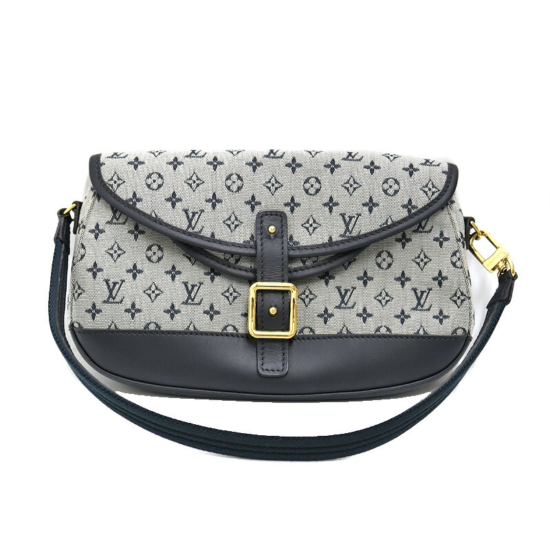 ルイヴィトン Louis vuitton M92690 ミニマルジョリー ショルダーバッグ ブルー系 レディース 鞄 PVC×レザー【中古】