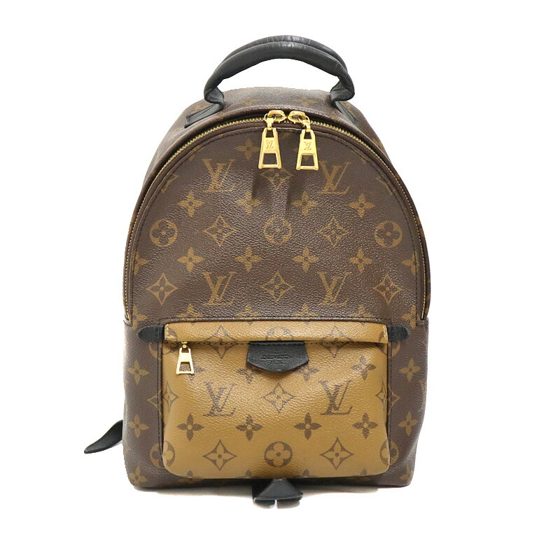 ルイヴィトン Louis vuitton M43116 パームスプリングスバッグパック PM レディース 赤銅色系 帆布【中古】