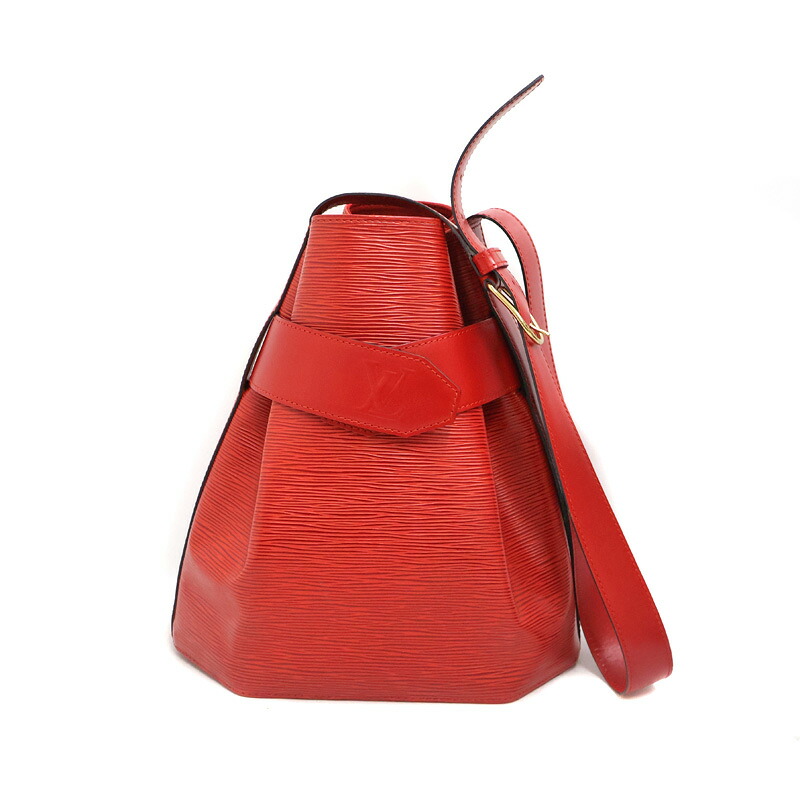 ルイヴィトン Louis vuitton M80207 サックデポールPM ショルダーバッグ レディース レッド レザー【中古】｜質屋かんてい局 店