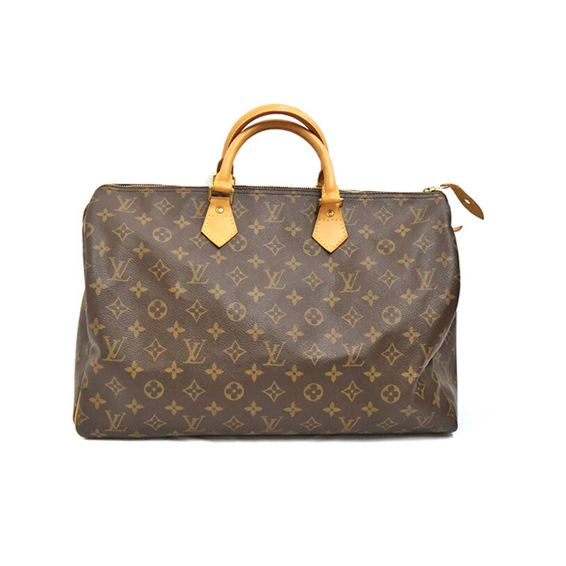 ルイヴィトン Louis vuitton M41522 スピーディ40 ボストンバッグ ユニセックス PVC レザーブラウン【中古】｜質屋かんてい局 店
