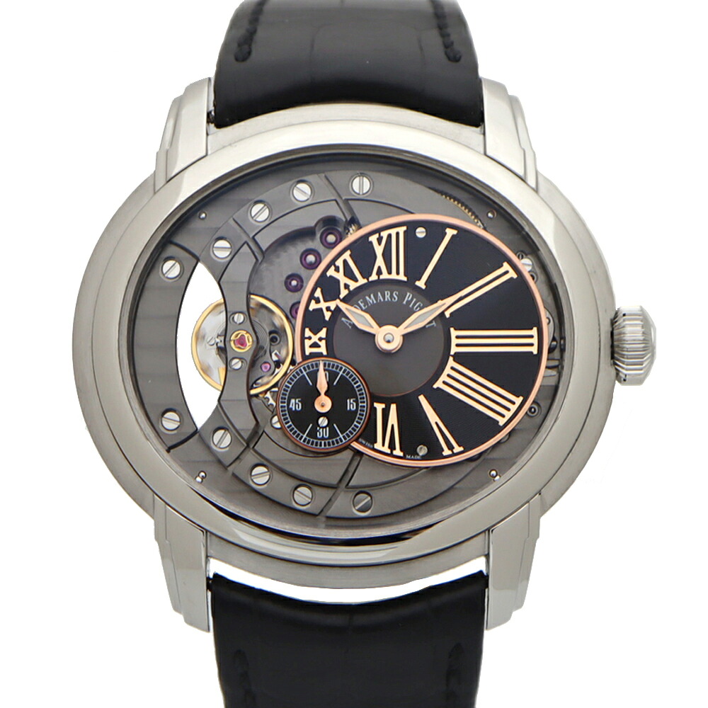 オーデマピゲ Audemars Piguet 15350ST.OO.D002.CR.01 ミレネリー 4101 メンズ 自動巻き 腕時計 ブラック 【中古】