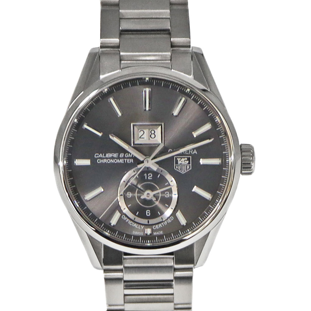 タグホイヤー Tag heuer WAR5012 カレラグランドデイト メンズ 自動巻き 腕時計 グレー 【中古】｜質屋かんてい局 店