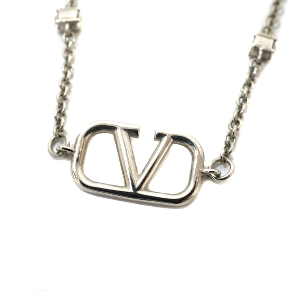 ヴァレンティノ Vロゴ シグネチャー ペンダント ネックレス 中古・古着通販】VALENTINO (ヴァレンティノ) Vロゴ