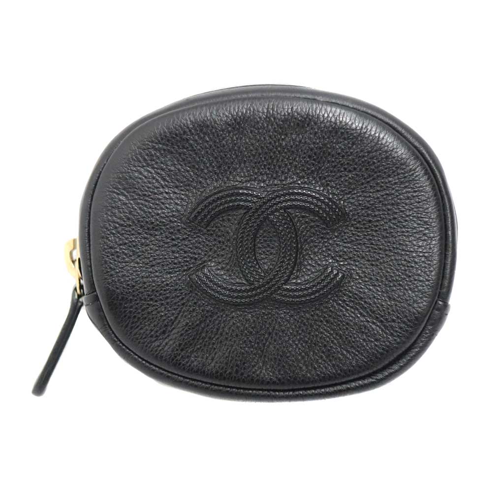 rimi様 シャネル キャビアスキン ココマーク ミニポーチ ブラック 楽天市場】CHANEL シャネル ココマーク キャビアスキン ミニポーチ