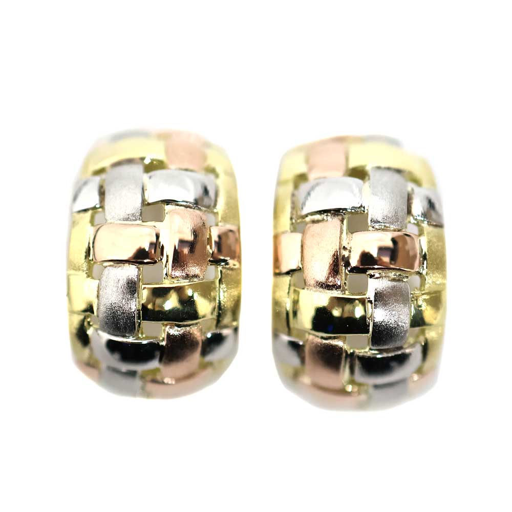 K18/Pt850 18金/プラチナ850 デザインイヤリング レディース ゴールド系 レディース アクセサリー【中古】|質屋かんてい局 店