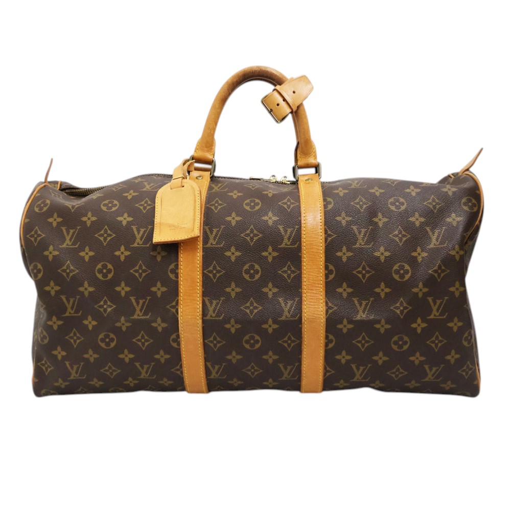 ルイヴィトン Louis vuitton M41426 キーポル50 赤銅色 PVC/なめし革 ユニ一発やる【中古】