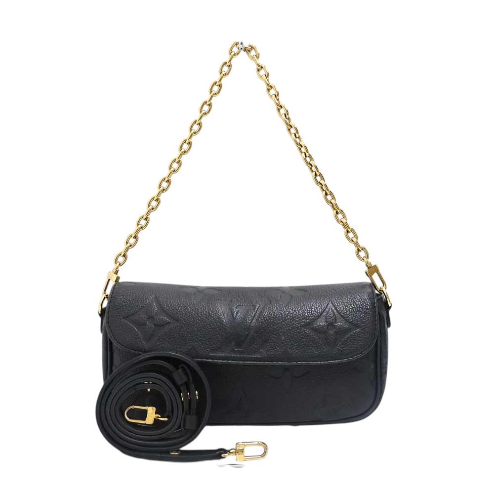 ルイヴィトン Louis vuitton M82154 ウォレットオンチェーン・アイビー 2WAYバッグ レディース レザー ブラック系【中古】｜質屋かんてい局 店