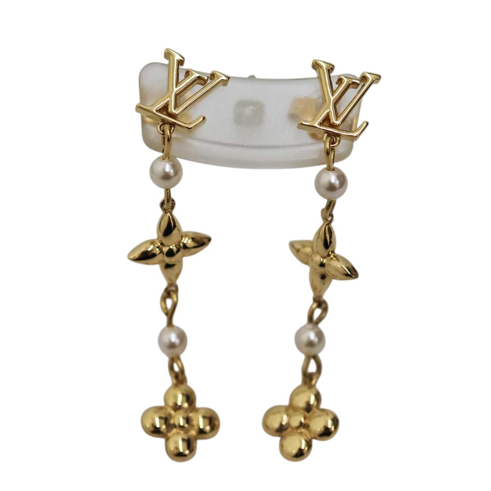 ルイヴィトン Louis vuitton M01577 パンダント・ルイザ ピアス レディース 金属素材 レディース ゴールドカラー【中古】｜質屋かんてい局 店