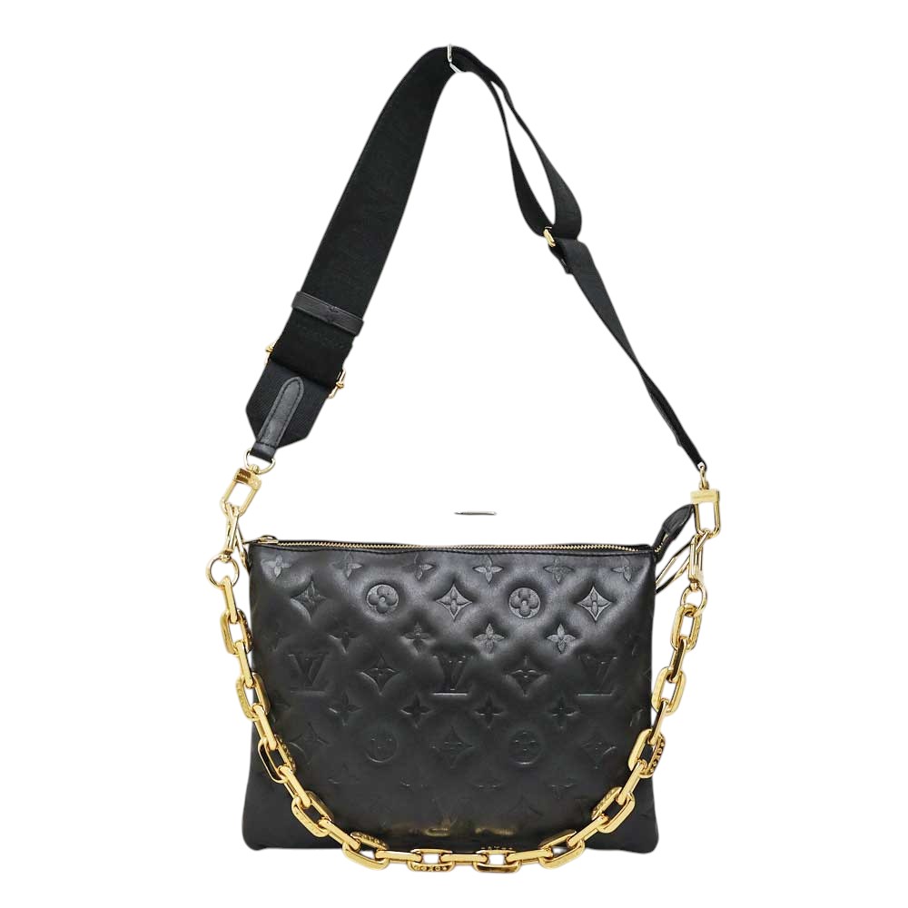 ルイヴィトン Louis Vuitton M57790 クッサンPM 2WAYバッグ レディース ラムレザー ブラック(ノワール)【中古】|質屋かんてい局 店