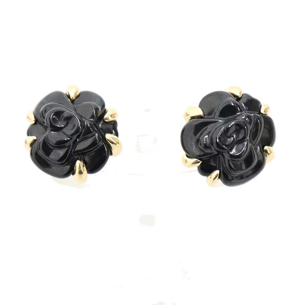 ピアス 花 フラワー カメリア　K18 楽天市場】CHANEL シャネル カメリア ダイヤモンド ピアス 750WG