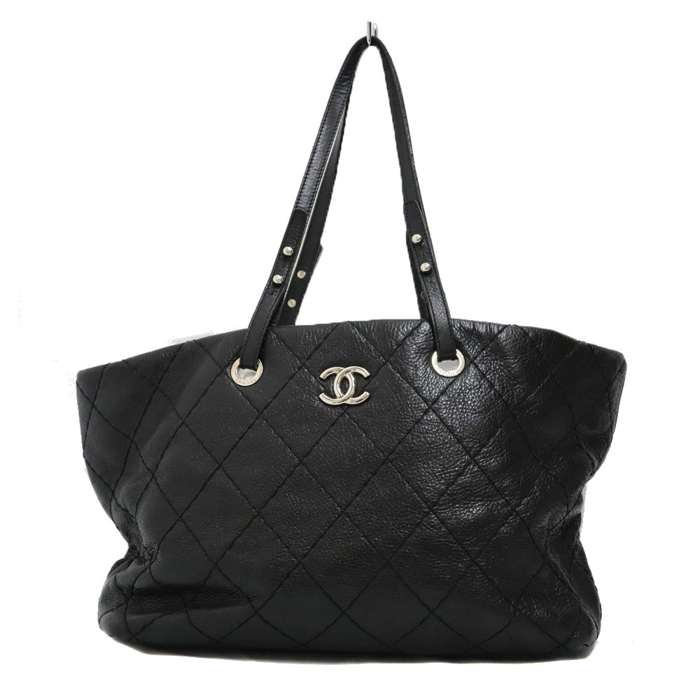 CHANEL ブラック キルティング トートバッグ　シャネル imgrc0115164516.jpg