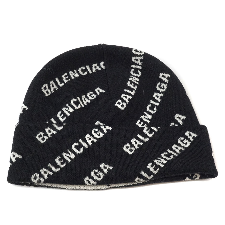 【BALENCIAGA】　バレンシアガ　ニット帽 ユニセックス BALENCIAGA】バレンシアガ『アディダス ロゴ ニット帽 size2