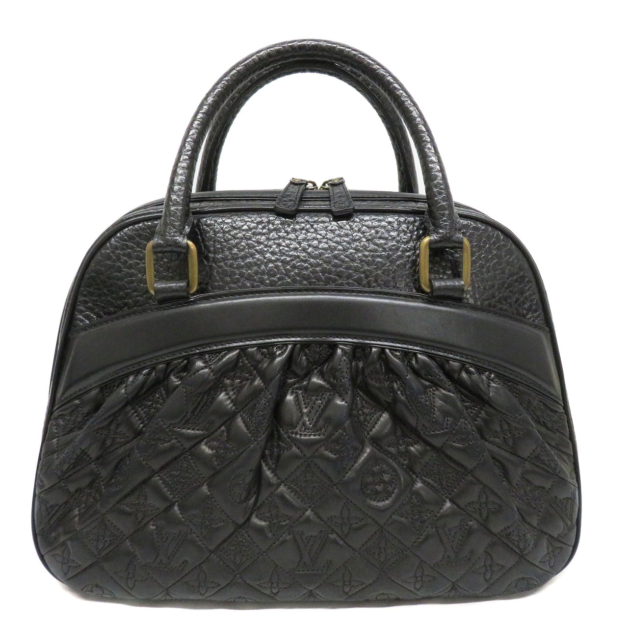 ルイヴィトン Louis Vuitton M95101 ミツィ ヴィエンナ ハンドバッグ レザー ブラック 【中古】