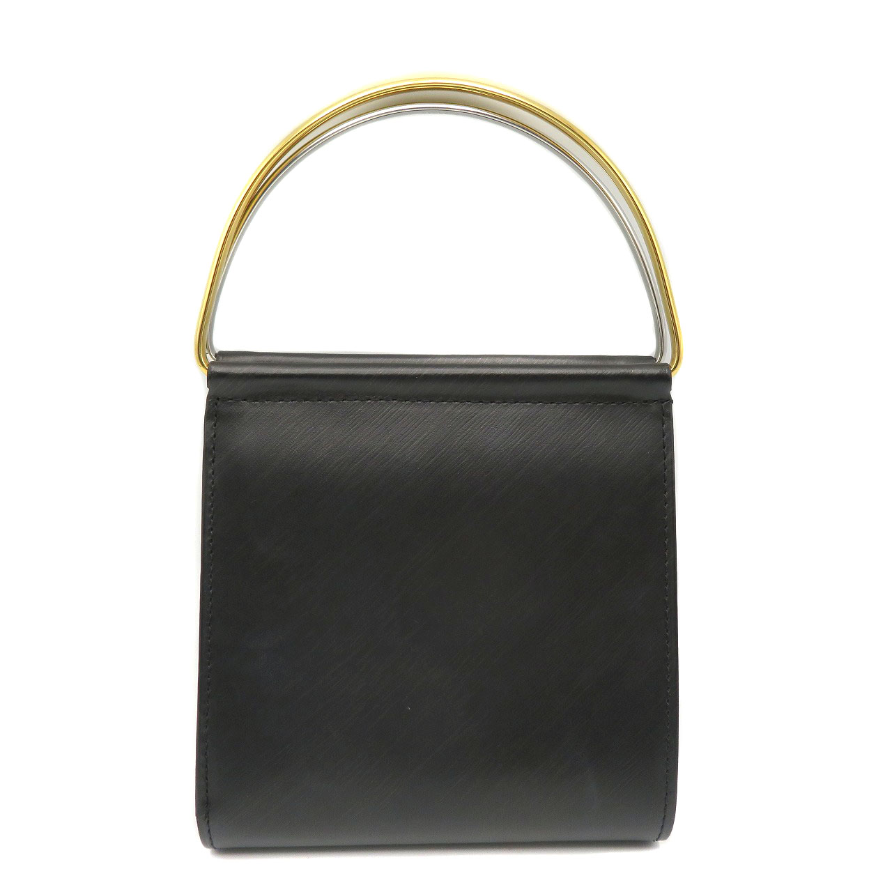 カルティエ Cartier トリニティ 2つ折り財布 ブラック レディース メンズ 【中古】