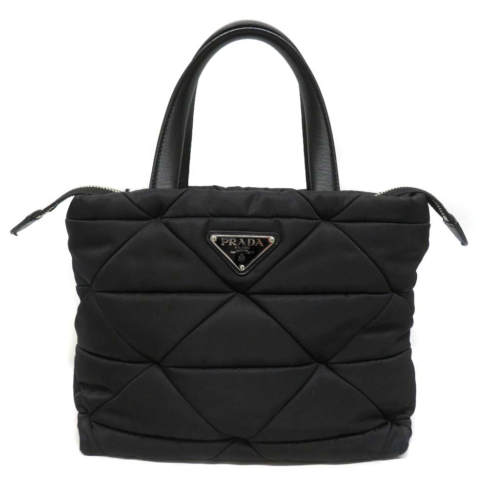 PRADA プラダ トートバッグ ナイロン レザー 黒 楽天市場】PRADA プラダ B4681 トートバッグ ブラック 黒