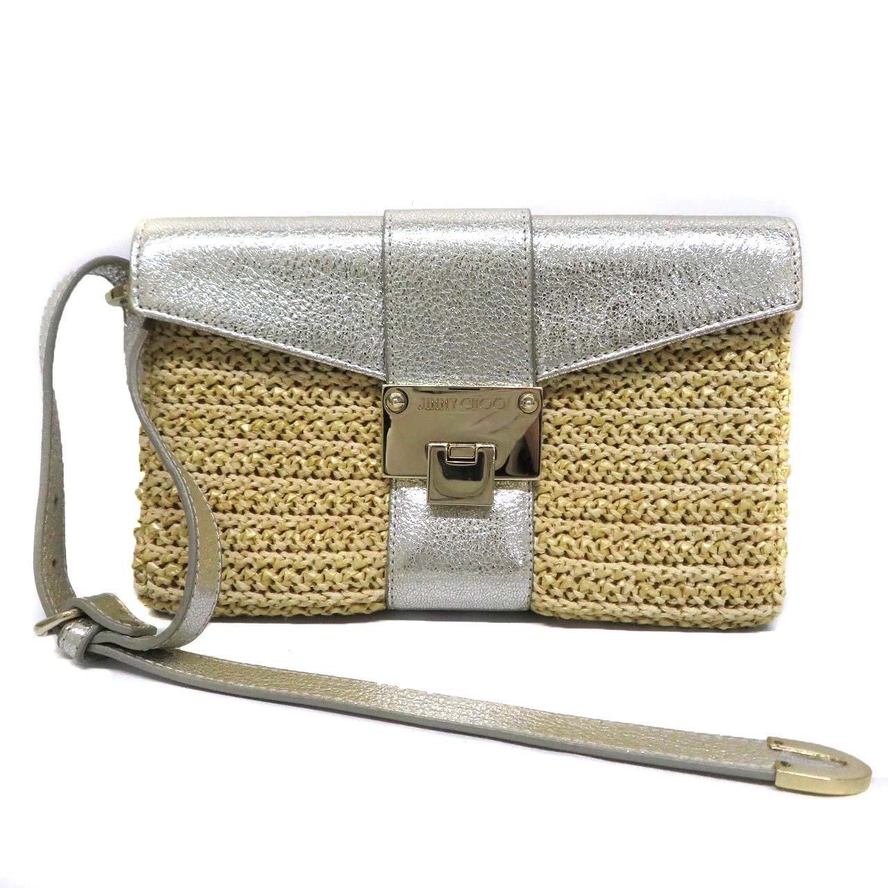 ジミーチュウ JIMMY CHOO クラッチバッグ 【中古】