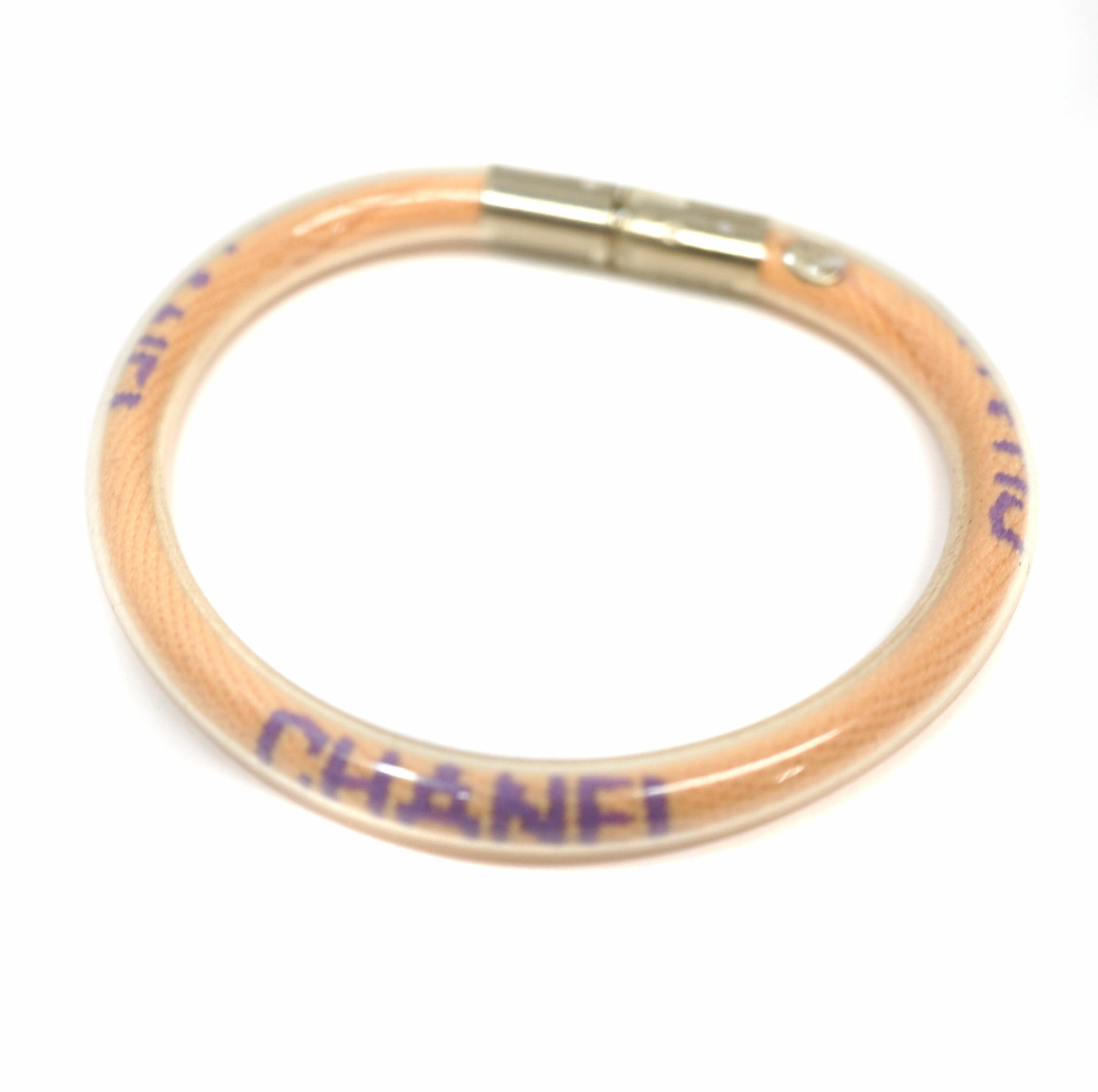 楽天市場】CHANEL シャネル ロゴ バングル オープンバングル