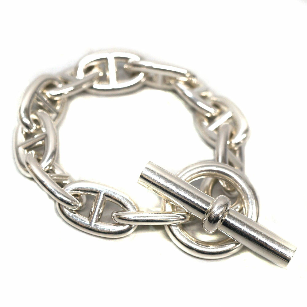 楽天市場】エルメス Hermes シェーヌダンクルGM 11コマ ブレスシルバー