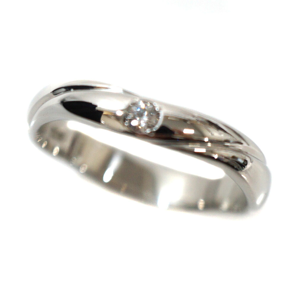 Pt1000 D0.05ct プラチナ ダイヤモンドリング レディース ジュエリー アクセサリー 【中古】｜質屋かんてい局 店
