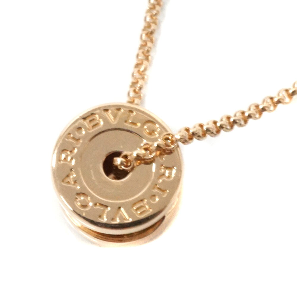ブル小峡谷 Bvlgari 357255 750PG ビーゼロワンネックレス サクラ色ゴールド レディース 添え物 【中古】