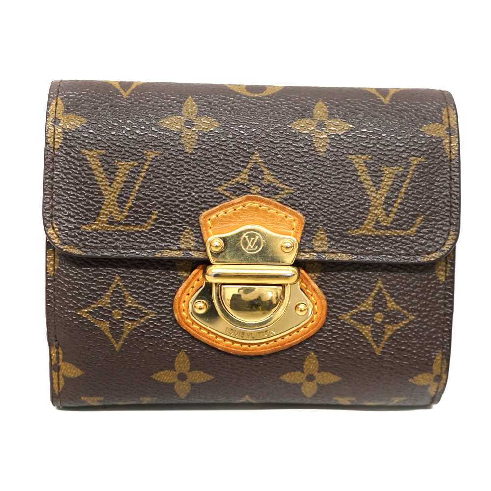 ルイヴィトン Louis vuitton M60211 ポルトフォイユ・ジョイ モノグラム 赤銅色 【中古】