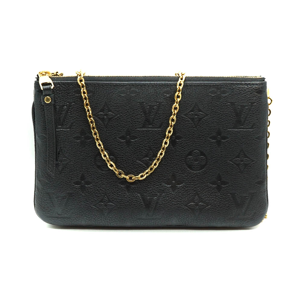 ルイヴィトン Louis Vuitton M68568 ポシェット・ドゥーブルジップ アンプラント ブラック ショルダーバッグ 【中古】|質屋かんてい局 店