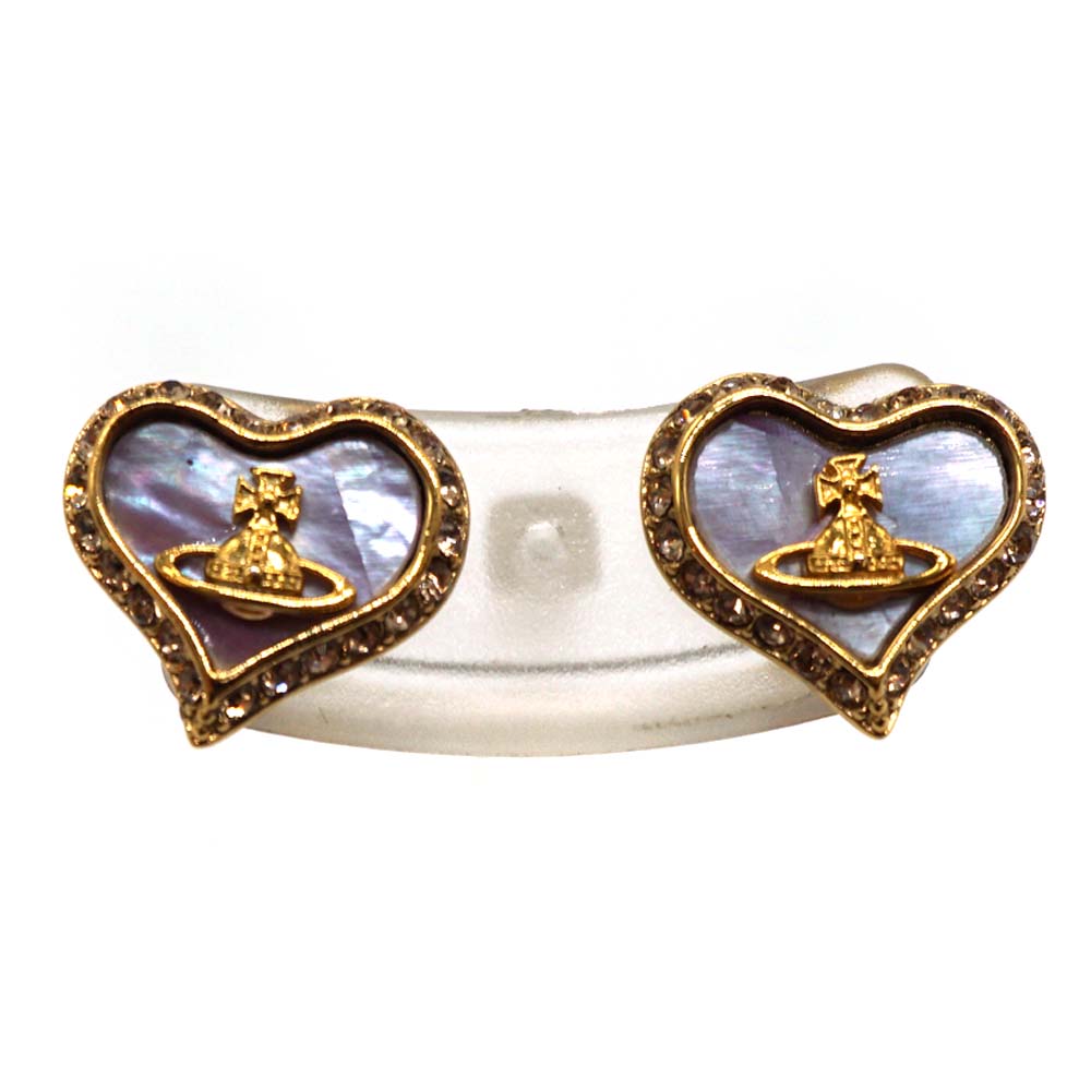 ヴィヴィアンウエストウッド Vivienne Westwood ハートオーブシェルピアス レディース ジュエリー アクセサリー 【中古】
