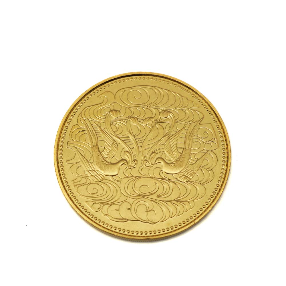 御在位60周年記念10万円金貨 24金 K24 純金 記念硬貨 記念貨幣 【中古】