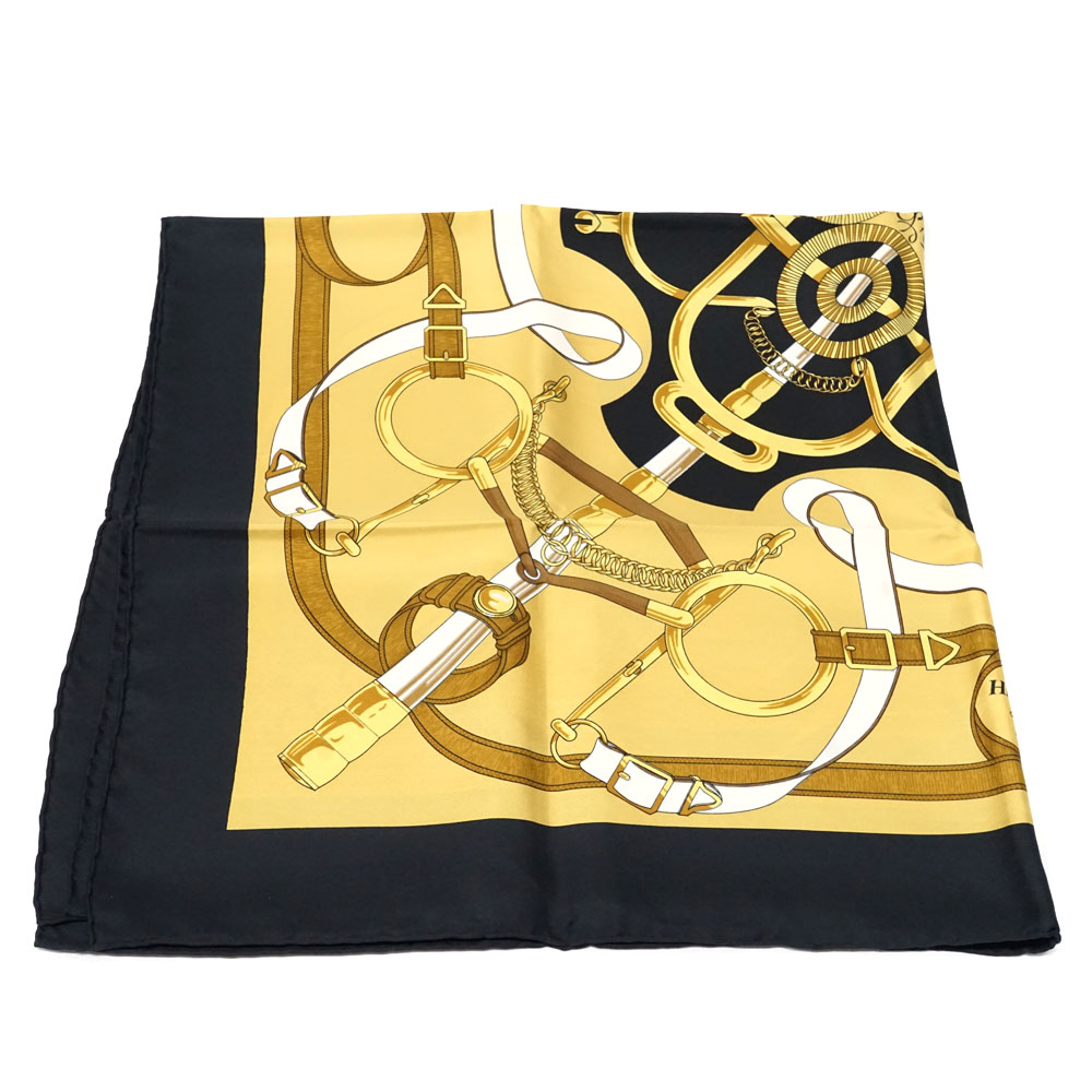 美品✨箱付 希少カラー HERMES 大判スカーフ カレ 黒 黄色 シルク100 楽天市場】【アパレル】HERMES エルメス カレ90 スカーフ 大判