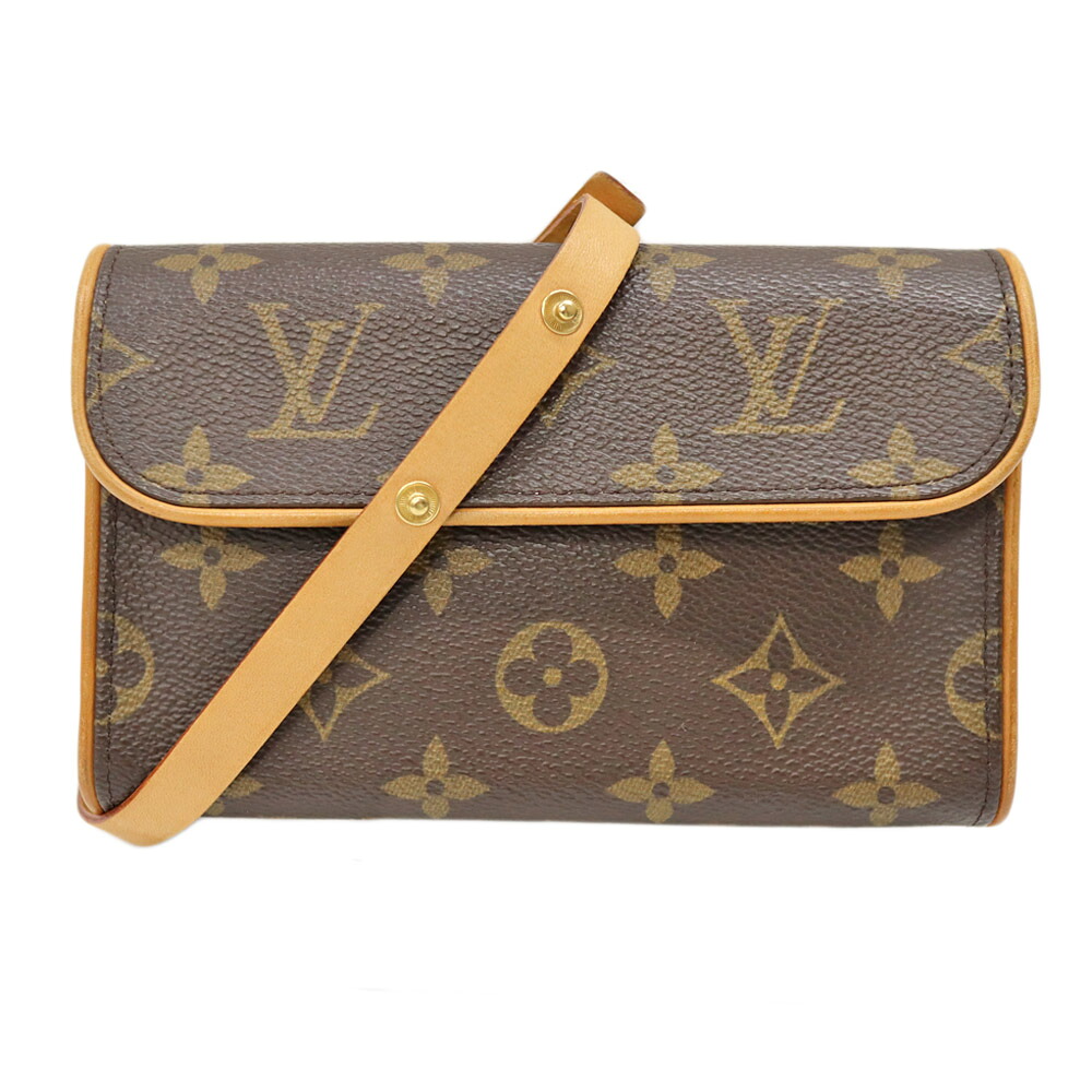 ルイヴィトン Louis Vuitton M51855 ポシェット・フロランティーヌ 上半身御徒面子 PCV 赤銅色 【中古】