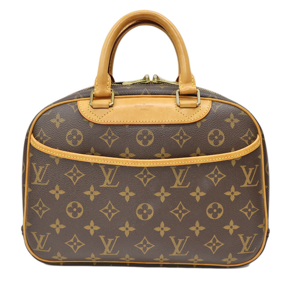 ルイヴィトン Louis vuitton M42228 トゥルーヴィル ハンドバッグ ブラウン レディース PVC/レザー【中古】