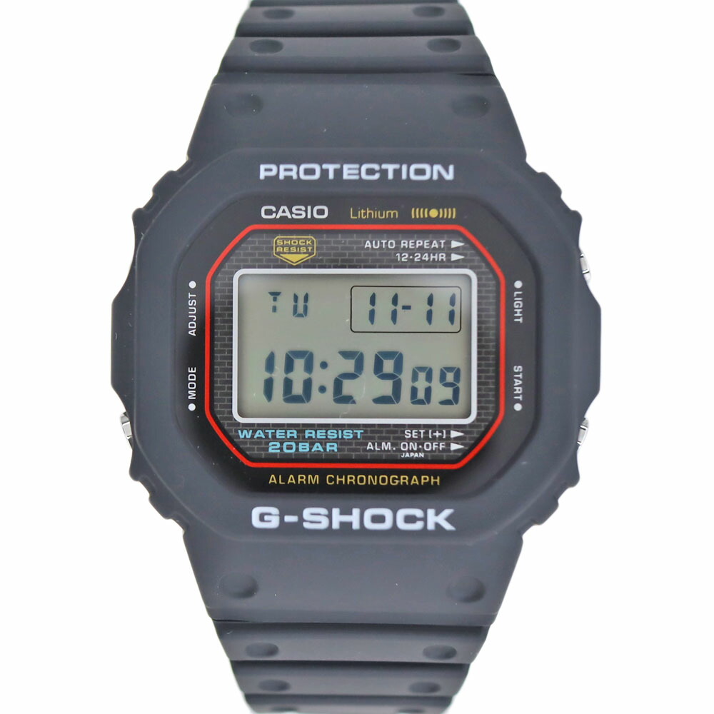 カシオ Casio DW-5000R-1AJF G-SHOCK 初代G-SHOCK 復刻モデル ブラック【中古】