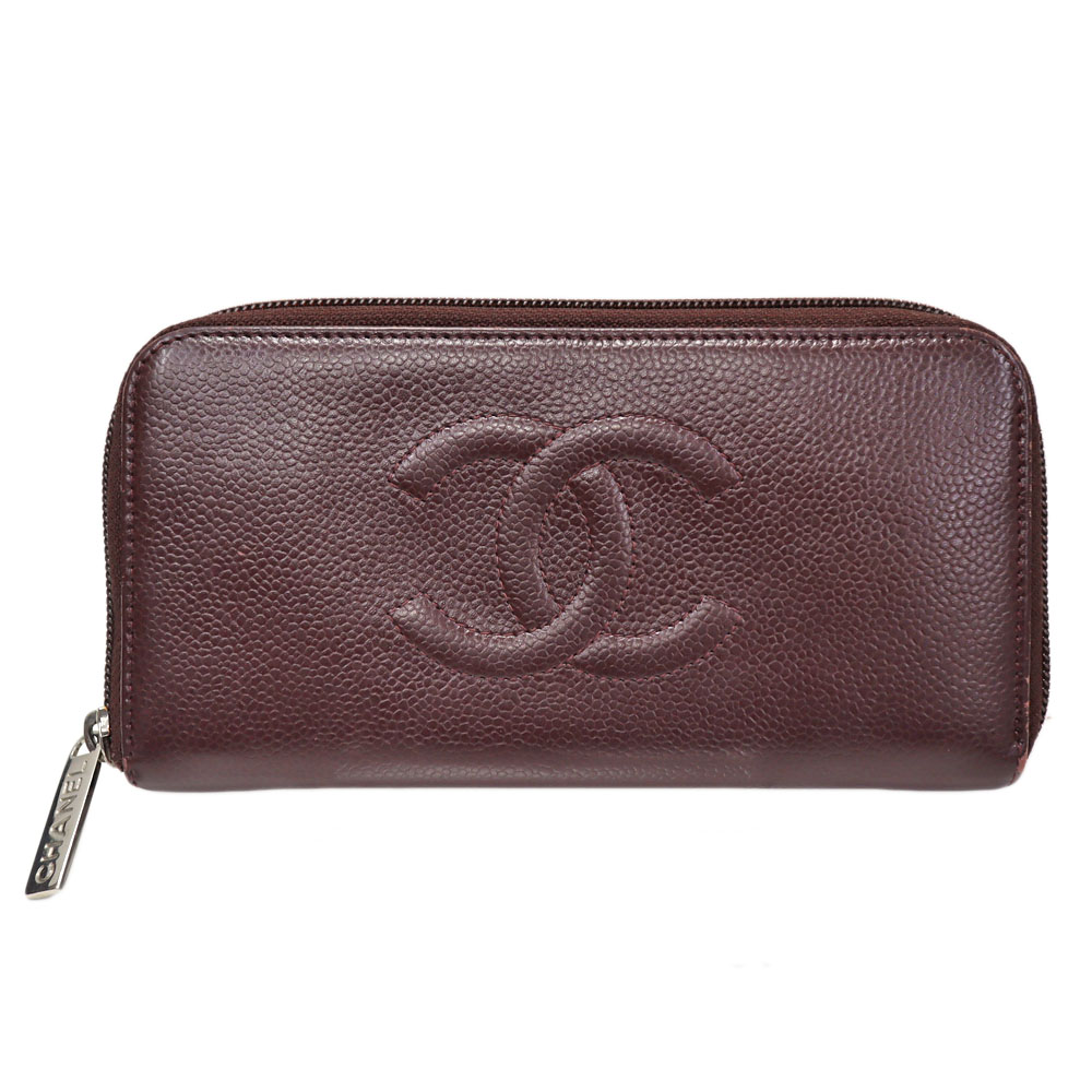 楽天市場】シャネル Chanel ラウンドファスナー長財布 財布 レディース
