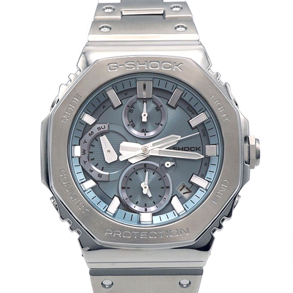 カシオ Casio GMC-B2100-2AJF G-SHOCK フルメタル メンズ タフソーラー シルバー 腕時計 【中古】｜質屋かんてい局 店