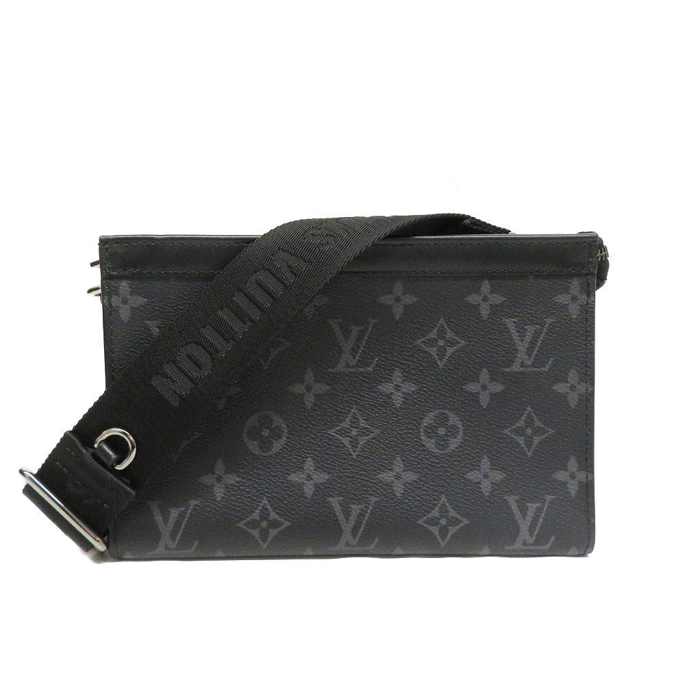 ルイヴィトン Louis Vuitton M81124 ガストン・ウェアラブルウォレット モノグラム 星食 黒いこと系 ショルダーバッグ メンズ 【中古】