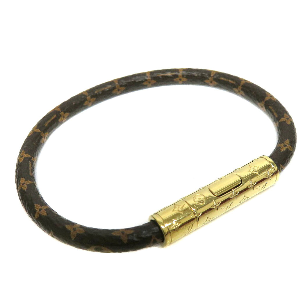 ルイヴィトン LouisVuitton M6334 ブラスレLVコンフィデンシャル モノグラム ブレスレット ブラウン【中古】|質屋かんてい局 店