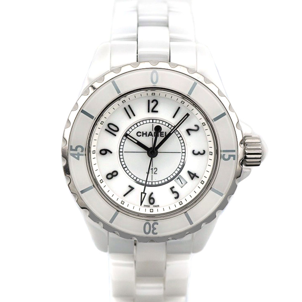 シャネル Chanel H0968 J12 陶器 白いこと 石英 【中古】